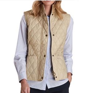 Barbour Cream Quilted Vest